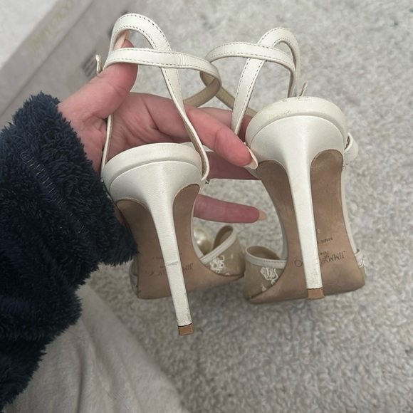 Jimmy Choo Sacora 85 Lace Size 37 - Picture 7 of 11